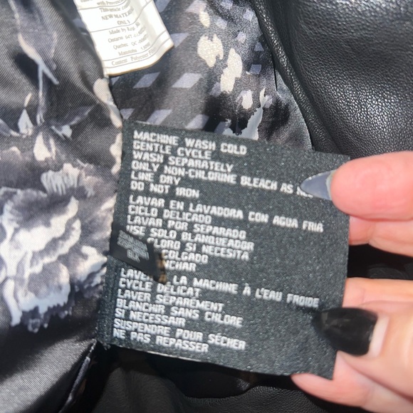 - Faux leather lined jacket - Picture 7 of 7